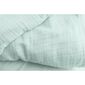 Lenjerie de pat din muselină MATEX turcoaz, 140 x 200 cm, 70 x 90 cm