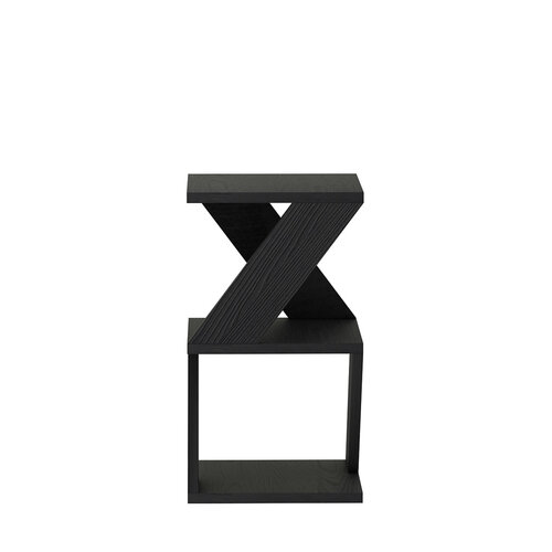 Odkládací stolek Albeni Black Wooden
