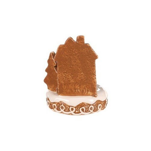 Keramický svietnik Domček perník na čaj. sviečku