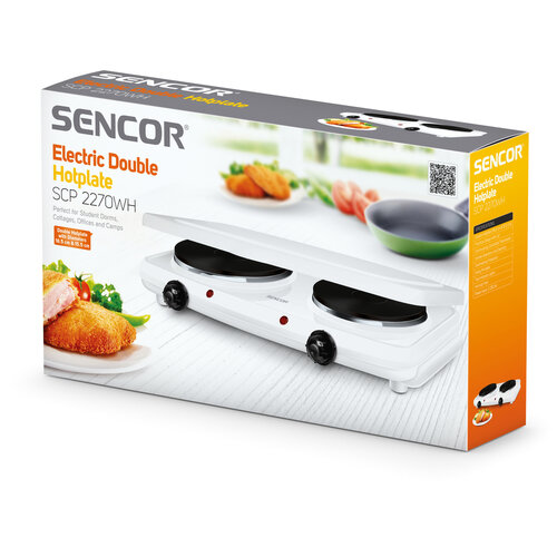 Sencor SCP 2270WH kuchenka elektryczna z pokrywą
