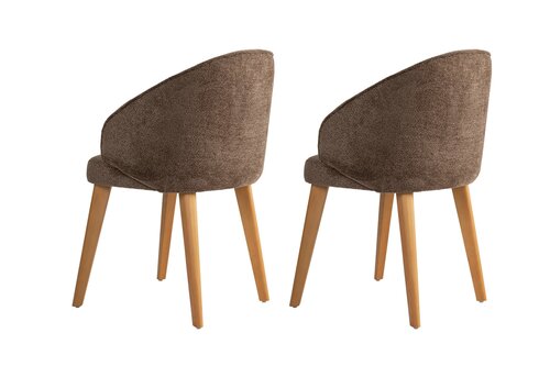 Set de scaune de sufragerie Bentley Brown and DarkOak, 2 buc.