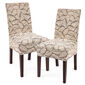 4Home Napínací potah na židli Comfort Plus Nature, 40 - 50 cm, sada 2 ks