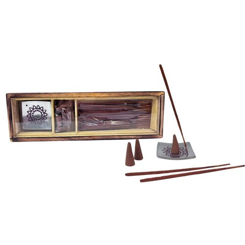 Set cadou din lemn cu bețișoare parfumate Arome,Patchouli