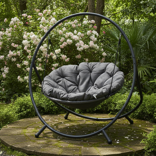 Hängesessel PATIO 115,5 x 140 x 167,5 cm, dunkelgrau