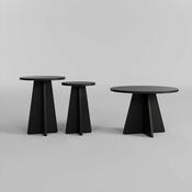 Zestaw stolików konferencyjnych Mushroom Black, 2 szt.
