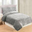 Posteljnina iz mikropliš Trojice sv, siva, 140 x200 cm, 70 x 90 cm