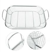 Avenberg Flavor rozsdamentes acél grillezőkosár, 43 x 28 x 11 cm