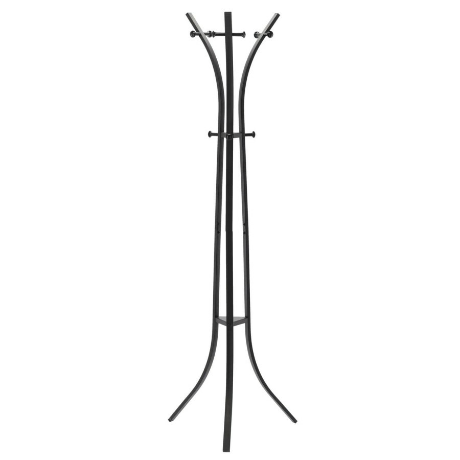 Aldotrade Wieszak stojący HEMDE 184 cm, czarny
