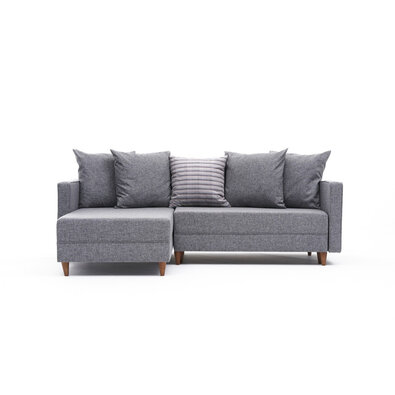 Narożna sofa rozkładana Aydam Left Grey
