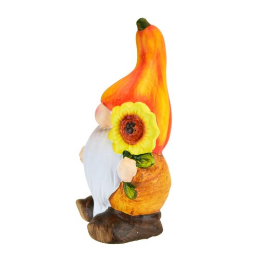 Kerámia manó napraforgóval, 7,5 x 17 x 7,5 cm