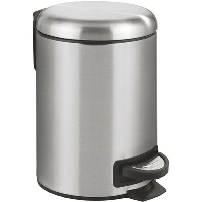 Wenko Pedálový odpadkový kôš Leman 5 l, nnehrdz. oceľ