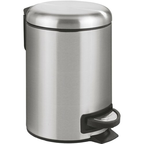 Wenko Leman Pedal Bin 3 l, nerjaveče jeklo