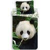 Jerry Fabrics Dziecięca pościel bawełniana Panda 02, 140 x 200 cm, 70 x 90 cm