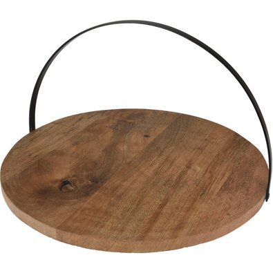 Natura mangófa tálca, átmérő  38 cm.