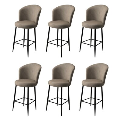 Set de scaune de bar Alte  Cappuccino and Black, 6 buc