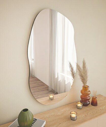 Oglindă Lossa Black 52 x 89 cm