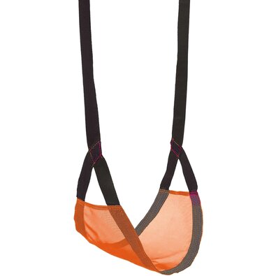 Bino Závesná detská hojdačka oranžová, 54 x 29 x 153 cm
