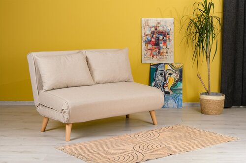 Canapea pat Folde 2 Cream