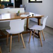Scaun Duo wood Carrara 50,3 x 46,3 x 80,9 cm