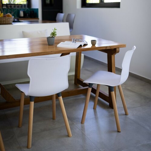 Židle Duo wood Carrara 50,3 x 46,3 x 80,9 cm