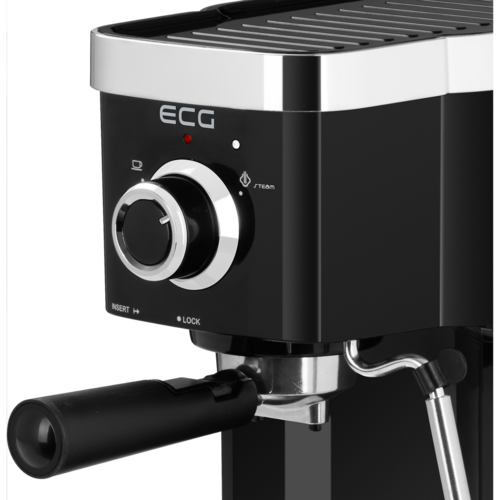 Espressor manual ECG ESP 20301 Black,1,25 l, negru