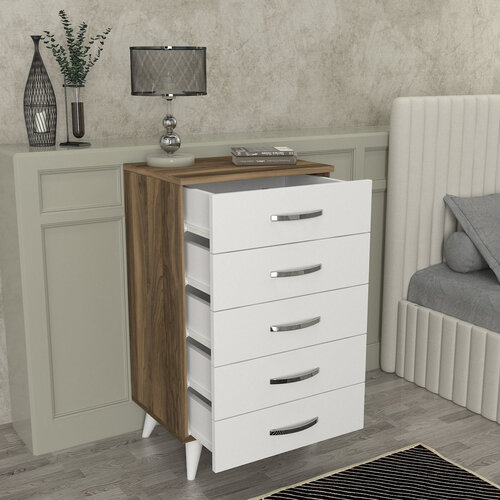 Noční stolek Cemre Walnut