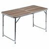 Cattara Teleskopski kamping miza Double, rjava