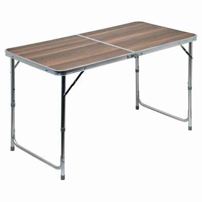 Cattara Teleskopski kamping miza Double, rjava