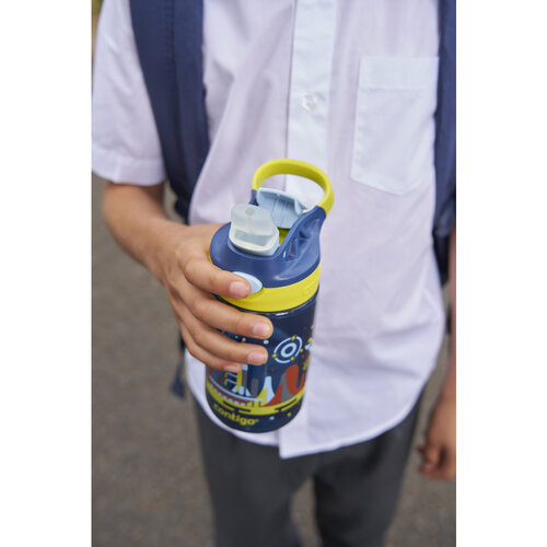 Contigo Dětská lahev Gizmo Flip 420 ml Blue Nautical Space