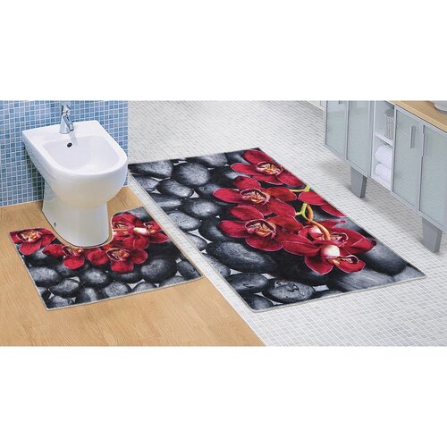 Kopalna preproga Orchidea 3D, 60 x 100 + 60 x 50cm