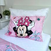 Detské bavlnené obliečky do postieľky Minnie Flowers 02, 100 x 135 cm, 40 x 60 cm