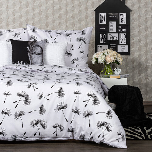 Lenjerie de pat 4Home Dandelion, din bumbac, 140 x 220 cm, 70 x 90 cm