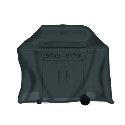 Tepro 8105 Universal-Grillabdeckung, Schwarz, 150 x 70 x 110 cm