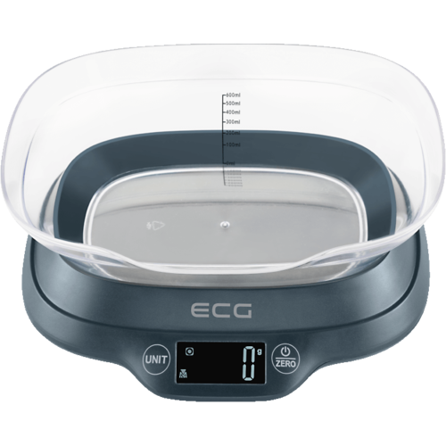 ECG KV 1120SM digitalna kuhinjska tehtnica, siva