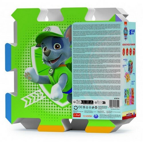 Puzzle piankowe „Paw Patrol”, 32 x 32 x 1 cm, 8 sztuk w folii
