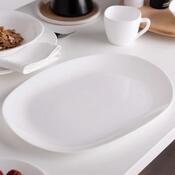 Altom Servirni krožnik iz opalnega stekla White harmony 30 x 22,5 cm