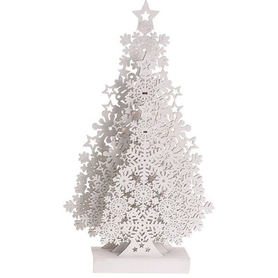 Dekoracja bożonarodzeniowa Tree with Snowflakes, 48 cm