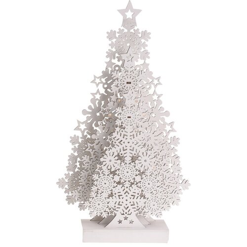Vianočná dekorácia Tree with Snowflakes, 48 cm