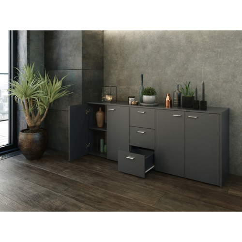 Skříňka HUGOS 180, grafit