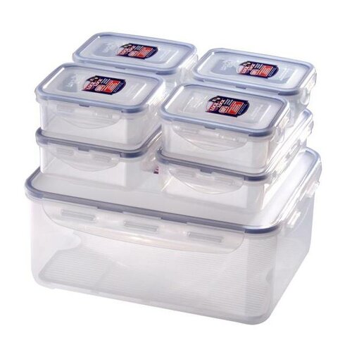 Set de 7 recipiente pentru alimente LOCKnLOCK