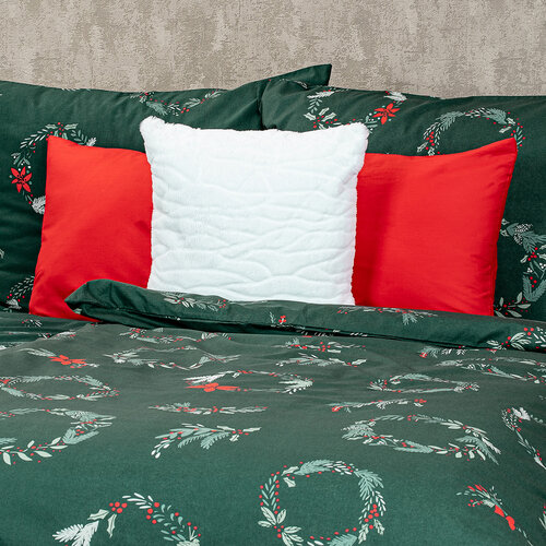 Lenjerie de pat din bumbac 4Home Poinsettia ,140 x 200 cm, 70 x 90 cm