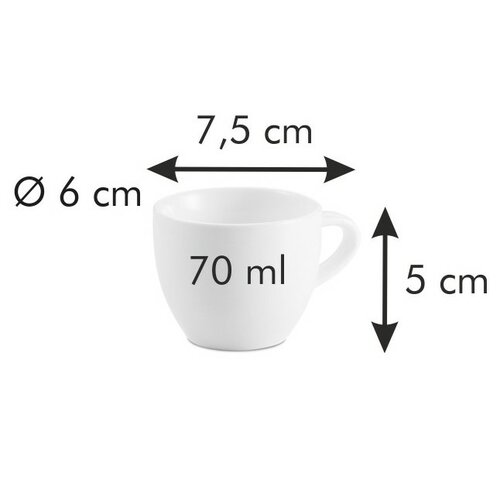 Tescoma Porcelánový šálek na espresso All Fit One Belly 70 ml