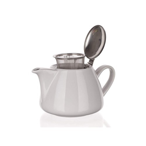 Ceainic cu capac și filtru Banquet Bonnet, alb