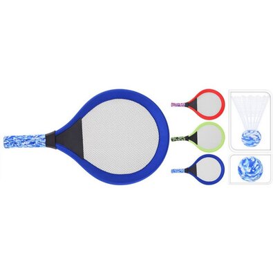 Poletna tenis set, 2 loparji, penasta žogica inperutnica, mešana barva