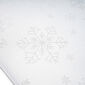 Vianočný obrus Snowflakes biela, 35 x 155 cm