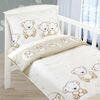 Bellatex Baumwollbettwäsche für Kinderbetten Agata Bär Beige, 90 x 135 cm, 45 x 60 cm