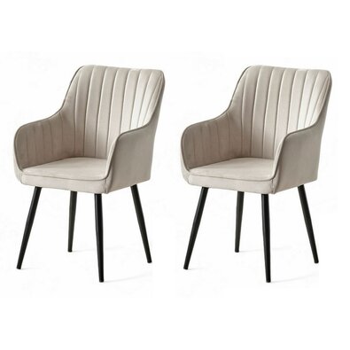 Set de scaune de sufragerie Nova Cream, 2 buc.