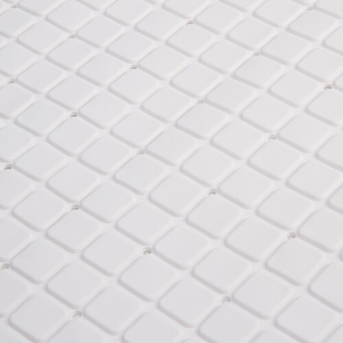 Csúszásgátló fürdüszobai alátét, fehér, 69 x 39 cm