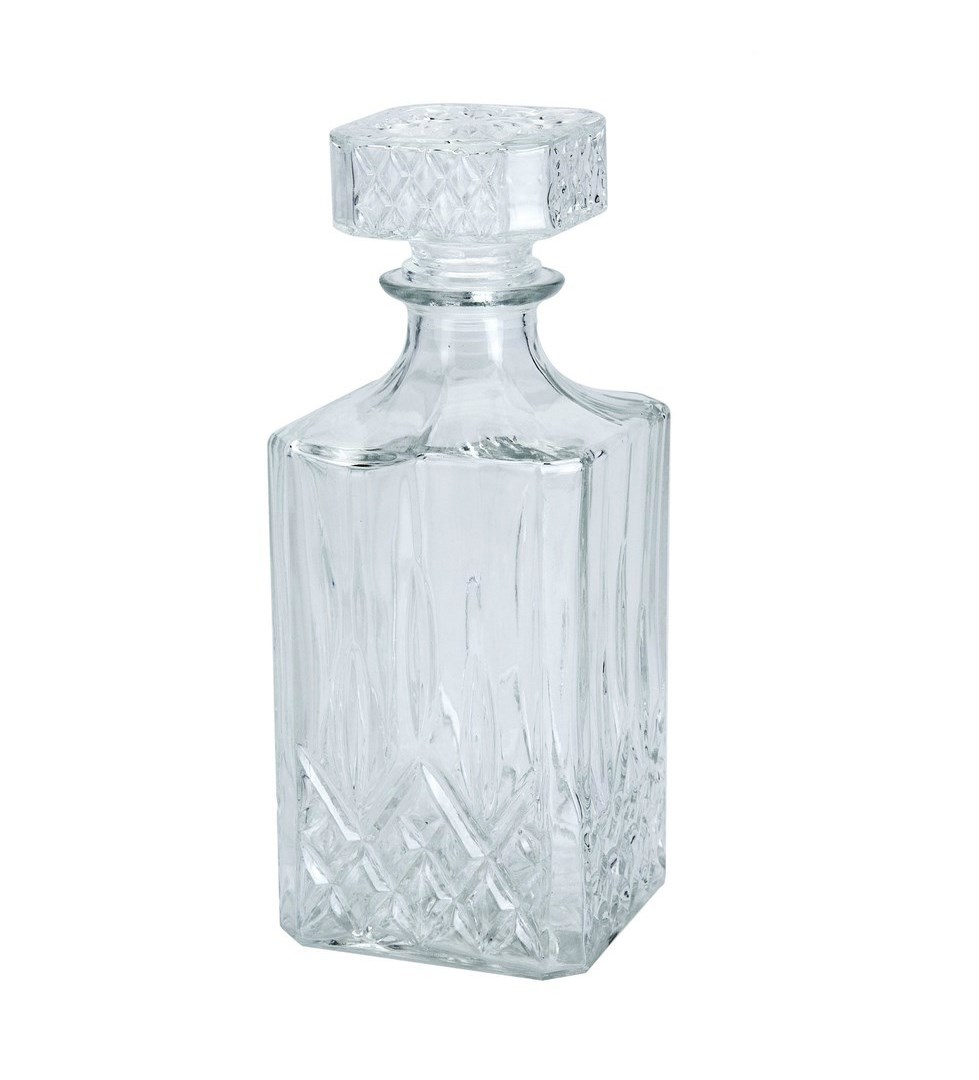 Sklenená karafa na whiskey Crystal,