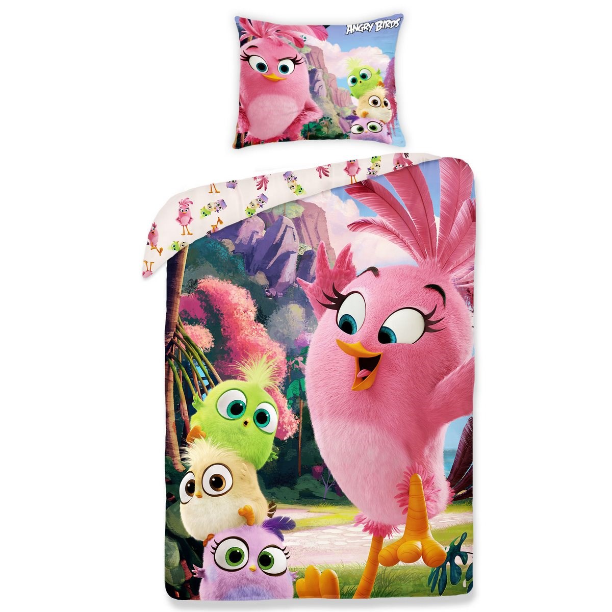 Halantex Dětské bavlněné povlečení Angry Birds movie 1155, 140 x 200 cm, 70 x 90 cm